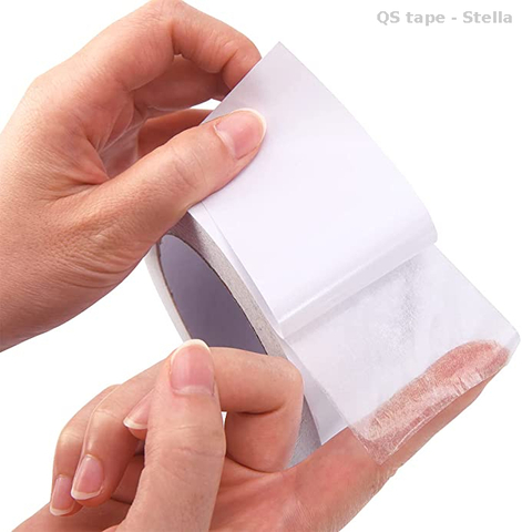 Weißes, glänzendes Seidenpapier, doppelseitiges Klebeband für Wachssiegelaufkleber