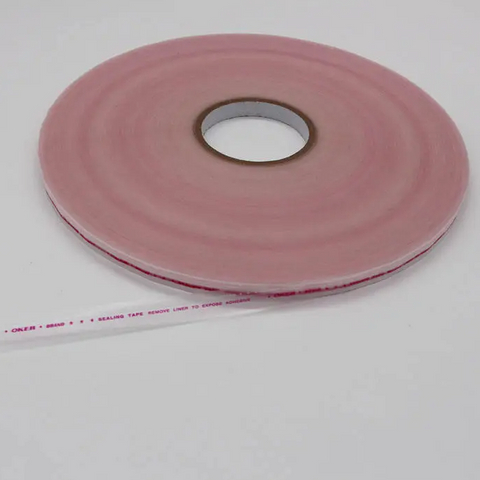 Wiederverschließbares HDPE-Beutelsiegelband. Strapazierfähiges Beutelsiegelband